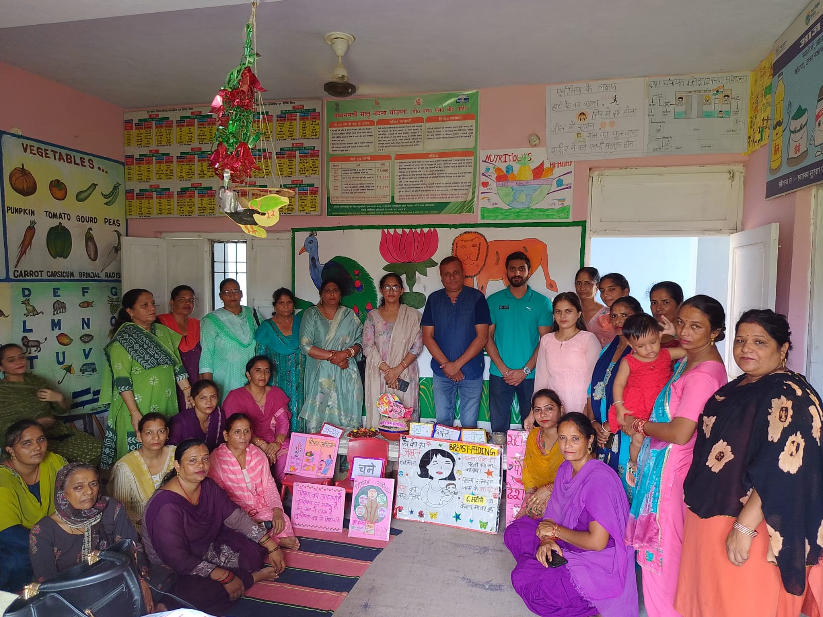 Awareness camp organized in Jhaleda Panchayat under Nutrition Campaign and Beti Bachao Beti Padhao Campaign